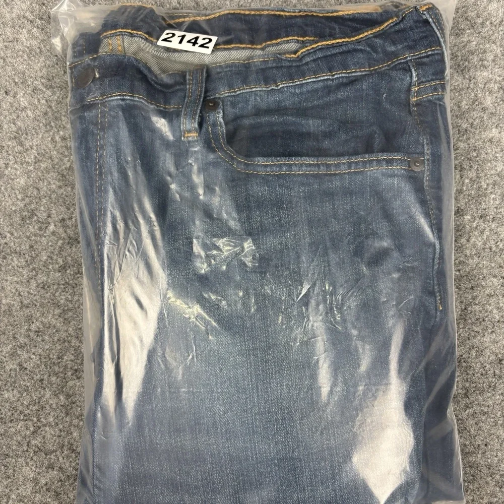 Levi's 505 Jeans Mens 40x32 (Fits 38x32) Straight Leg Dark Wash Classic Blue EUC